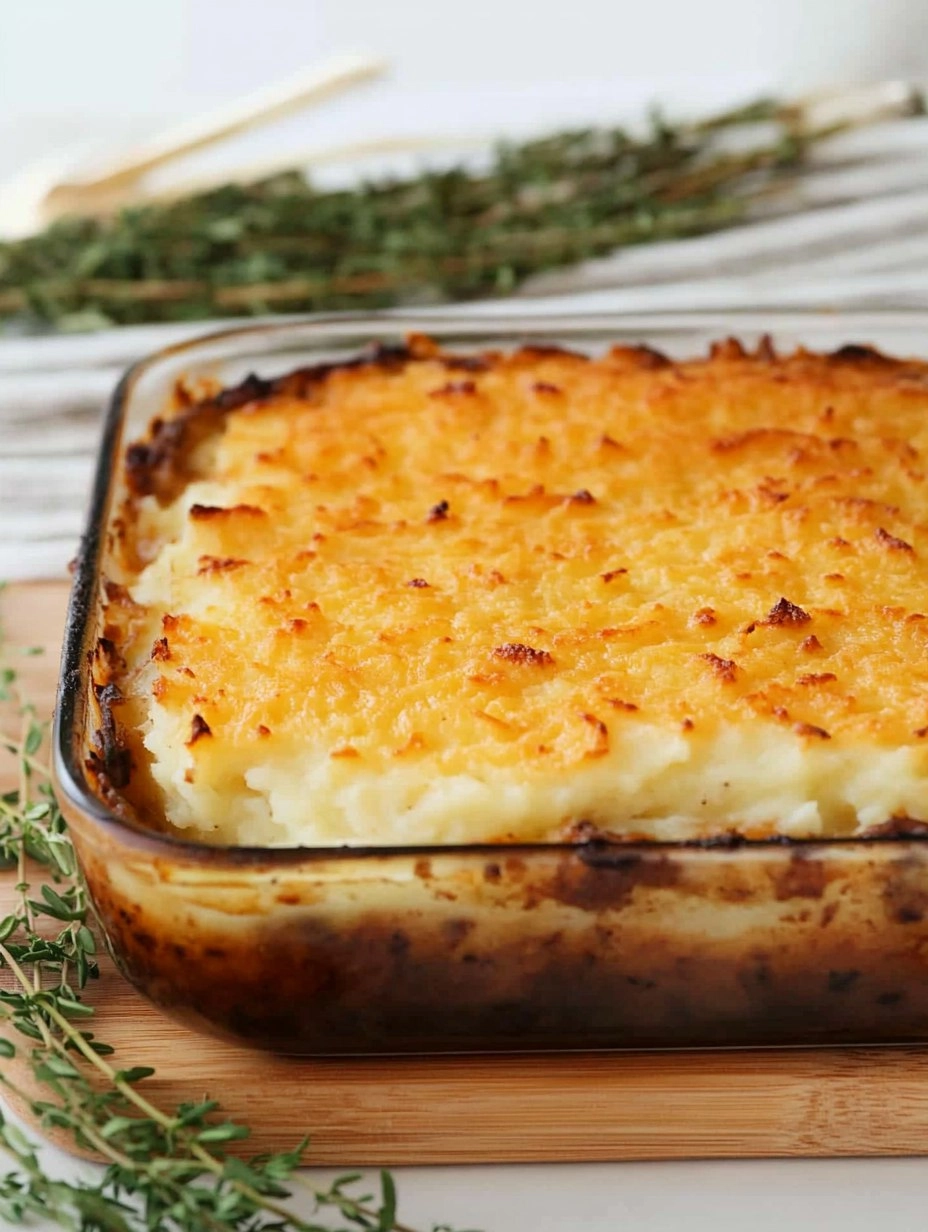 Easy Shepherd’s Pie with Cheesy Mashed Potato Topping