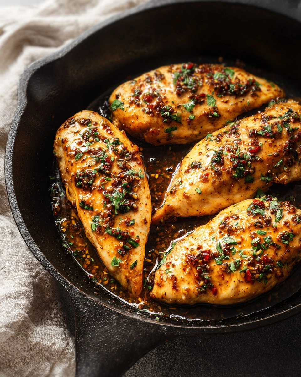 Garlic Butter Baked Chicken Breast 