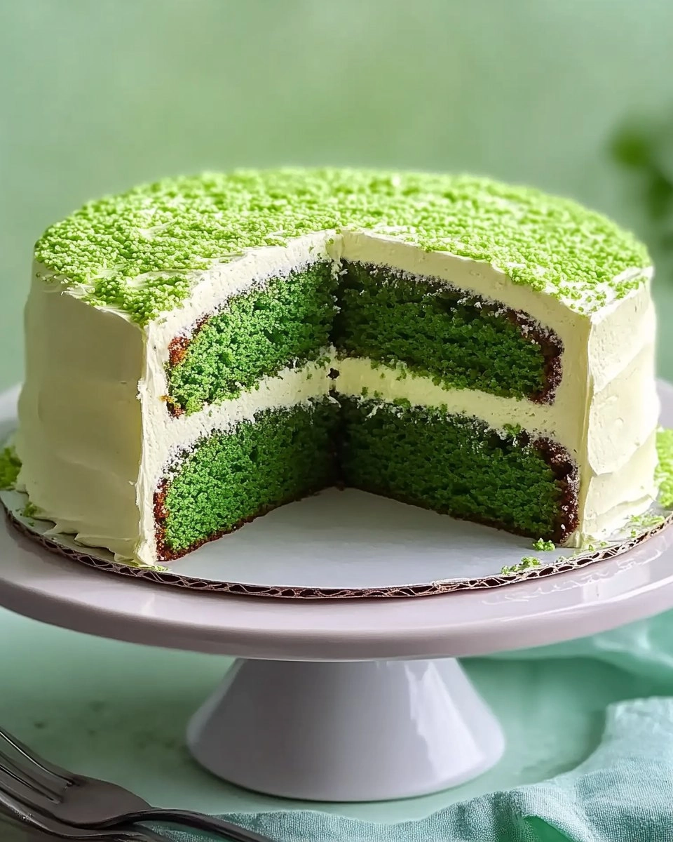 Green Velvet Cake