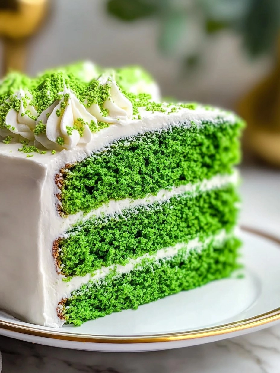 Green Velvet Cake