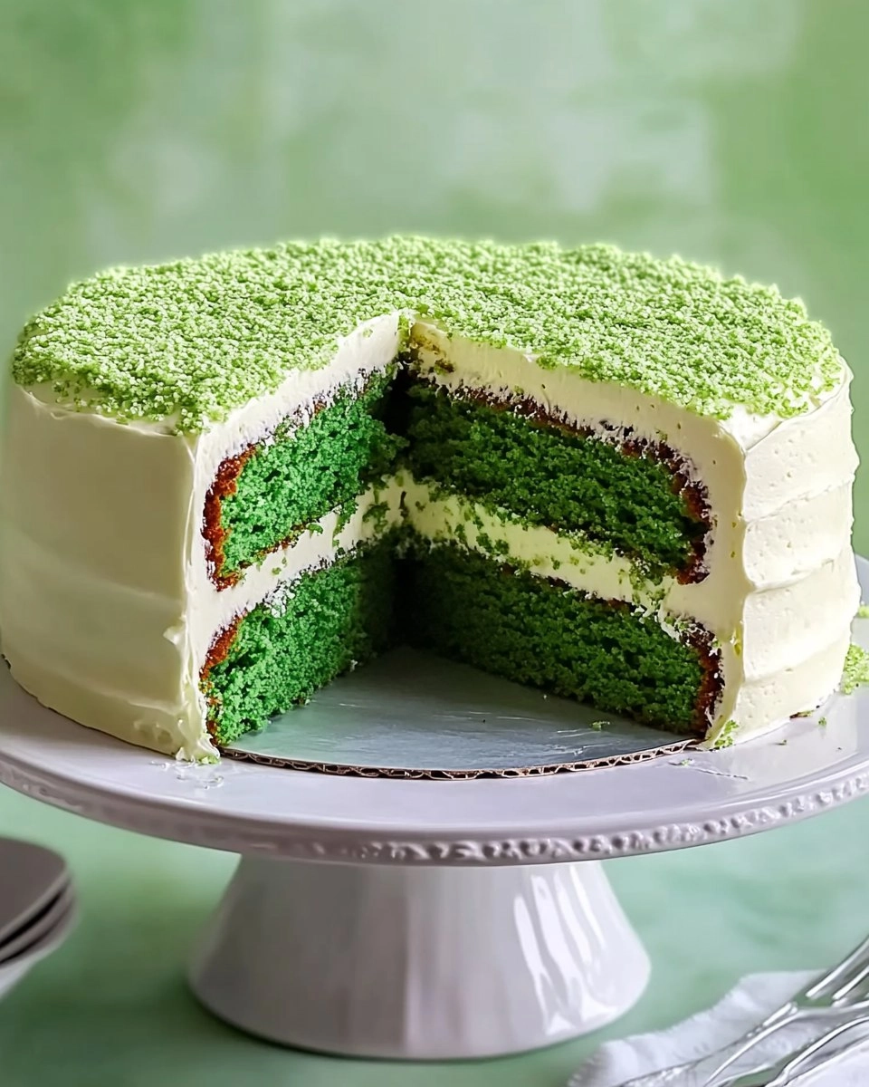 Green Velvet Cake
