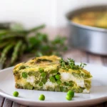 Herb-Goat-Cheese-Frittata-with-Asparagus-and-Peas-Recipe