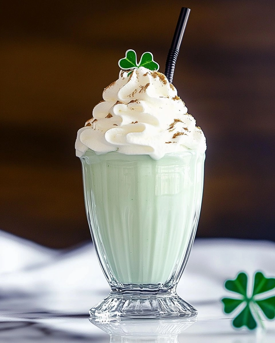 Homemade Shamrock Shakes