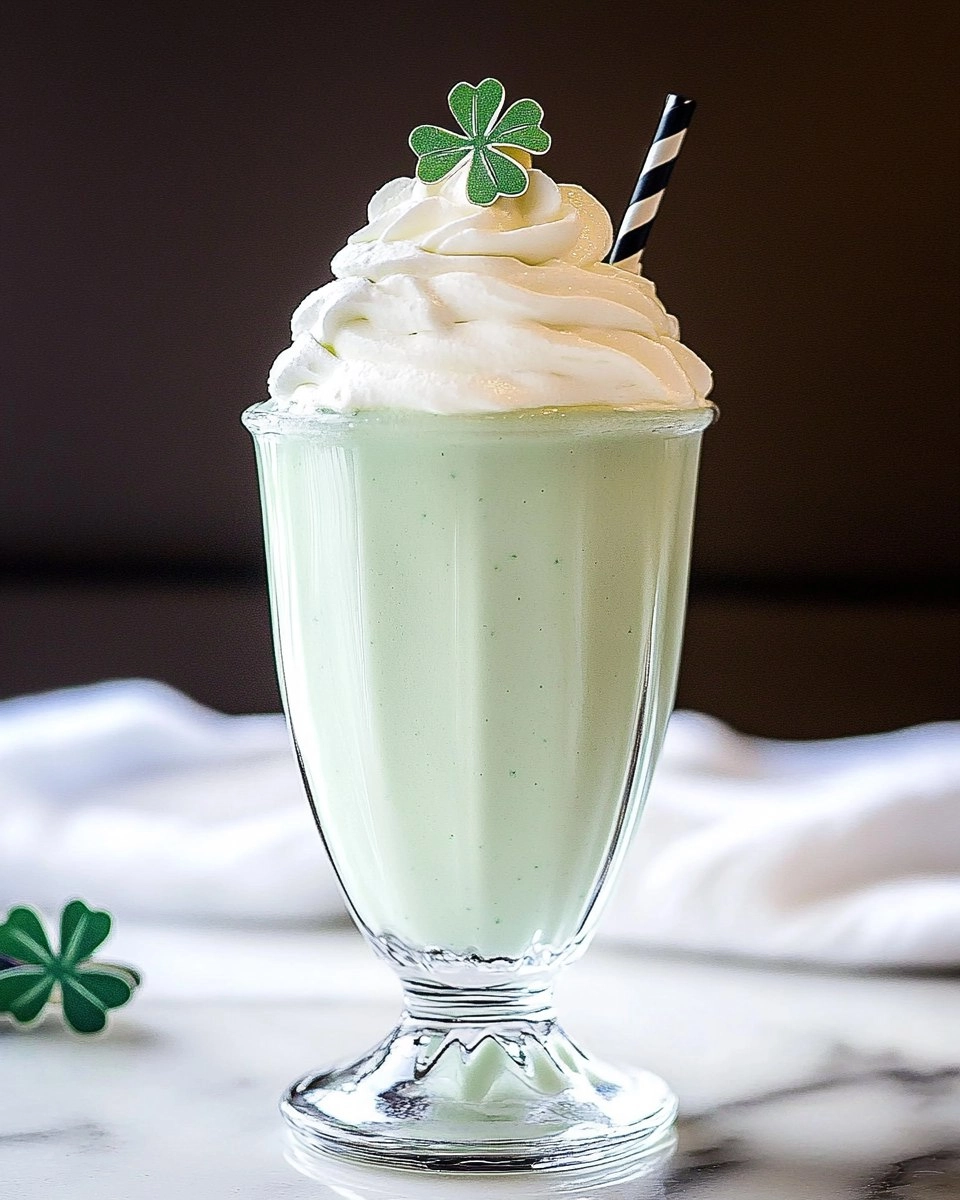 Homemade Shamrock Shakes