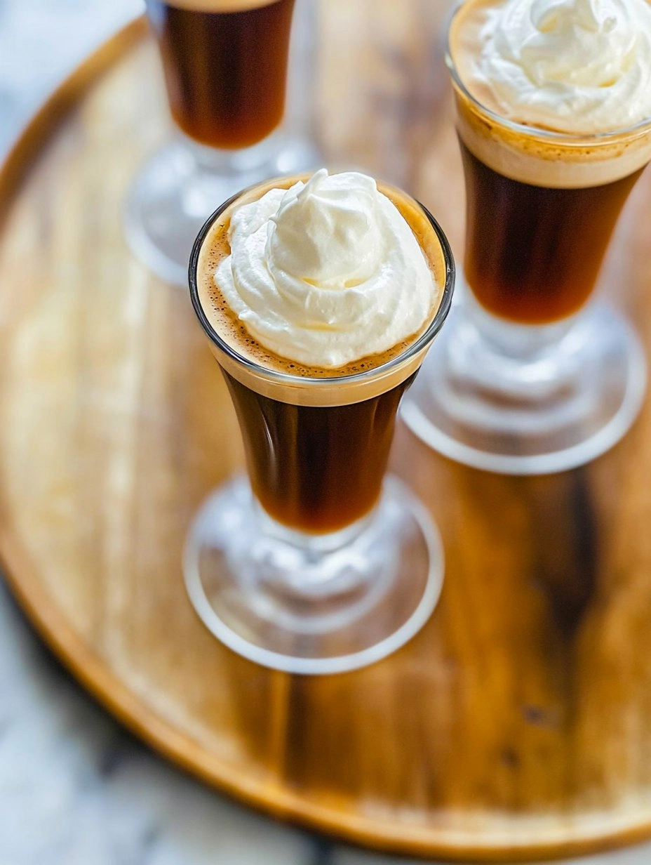 Irish Coffee with Whipped Cream (Hot or Iced Version)