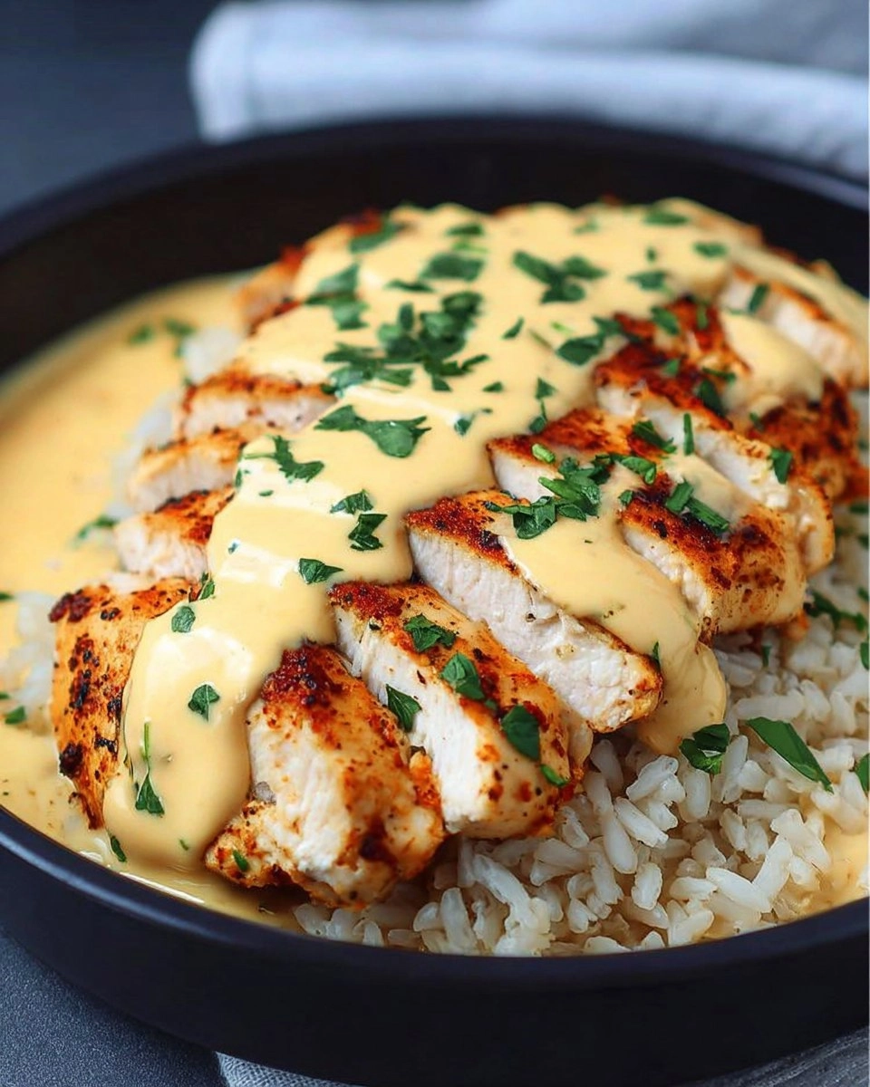 Mexican Chicken with Cheese Sauce