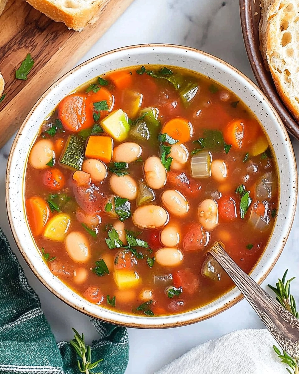 Minestrone Soup | Easy Vegetable and Bean Soup