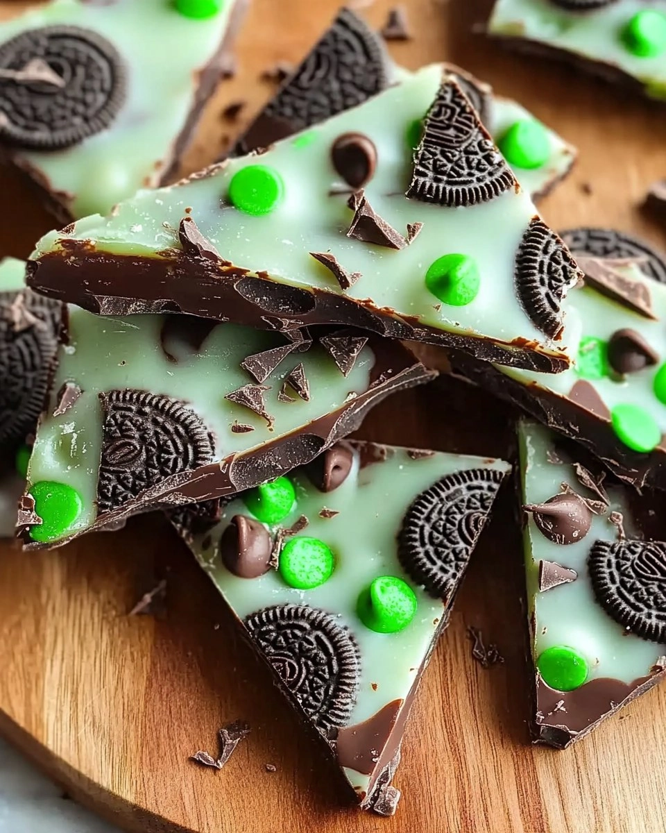 Mint Oreo Chocolate Bark