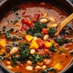 One-Pot-Creamy-Tuscan-White-Bean-Kale-Soup-Recipe