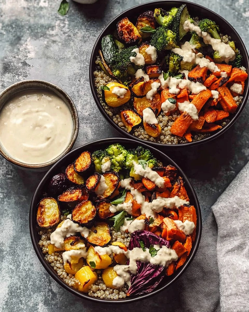Quinoa Buddha Bowl | Healthy Grain Bowl with Roasted Veggies