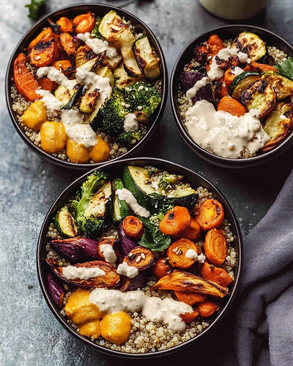 Quinoa Buddha Bowl | Healthy Grain Bowl with Roasted Veggies