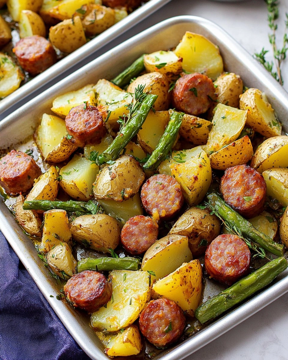 Sausage and Potato Sheet Pan Dinner | Easy One-Pan Meal