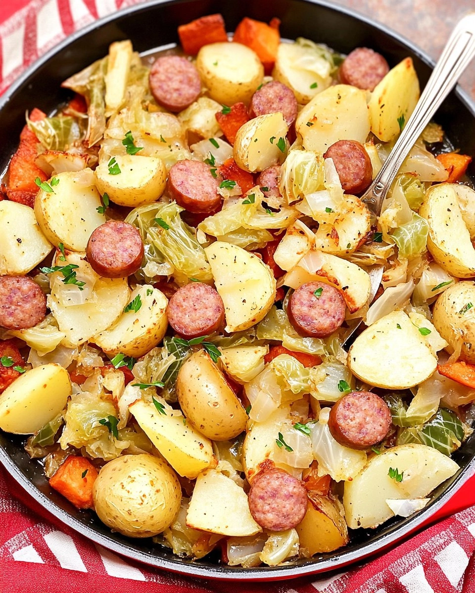 Sheet-Pan Sausage, Cabbage & Potatoes (Easy Weeknight Dinner)