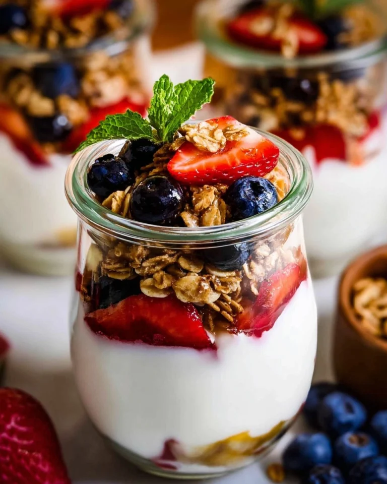 Simple-Fruit-Yogurt-Parfaits-with-Granola-Customizable-Recipe
