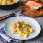Soft-Scrambled-Eggs-with-Smoked-Salmon-Chives-Toast-or-Bagel-Recipe