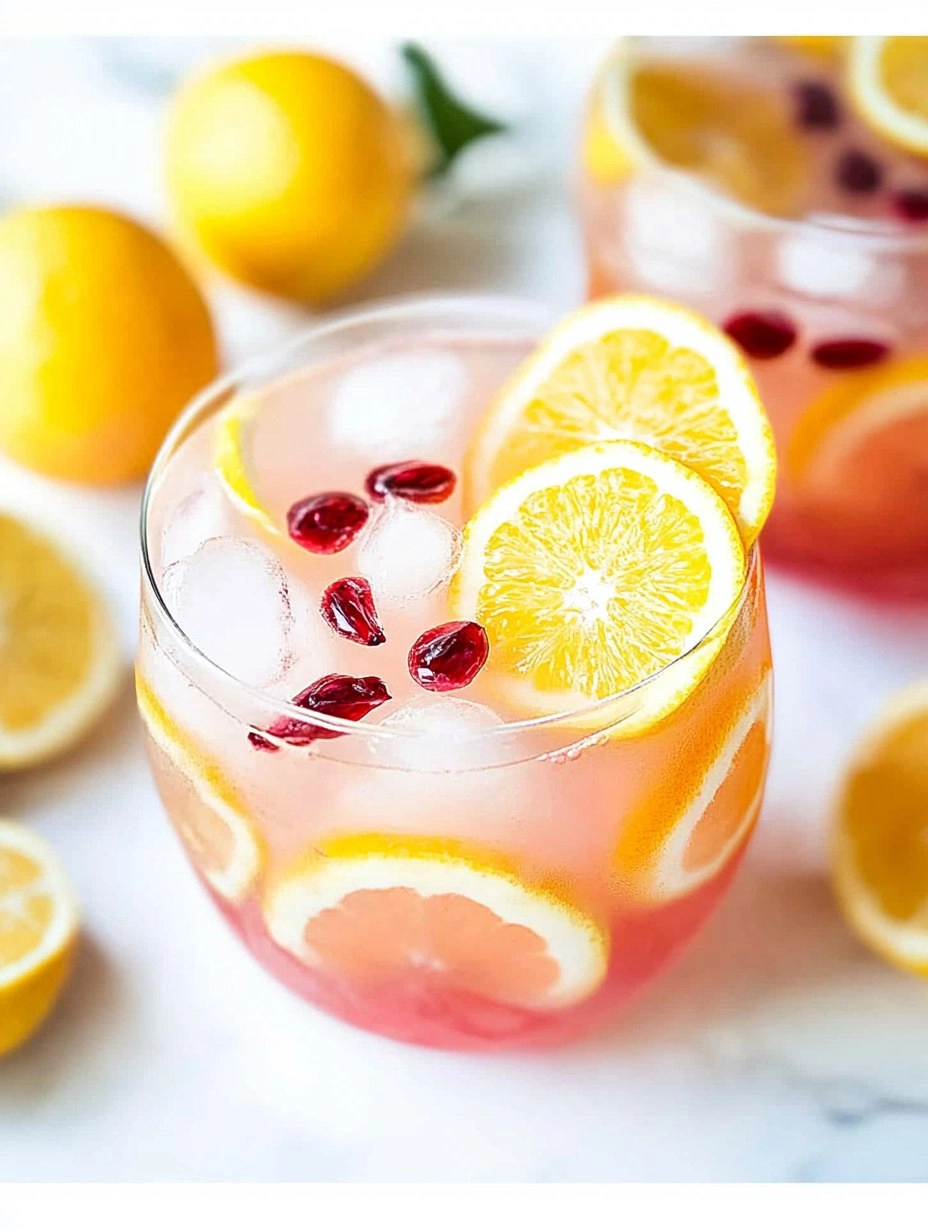 Sparkling Spring Citrus Punch with Oranges & Lemons