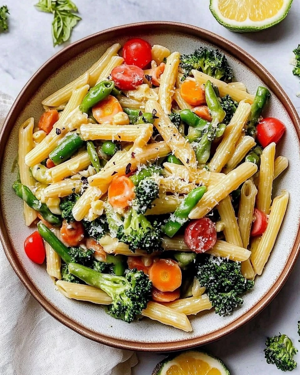 Spring Pasta Primavera | Fresh Vegetable Pasta with Light Sauce