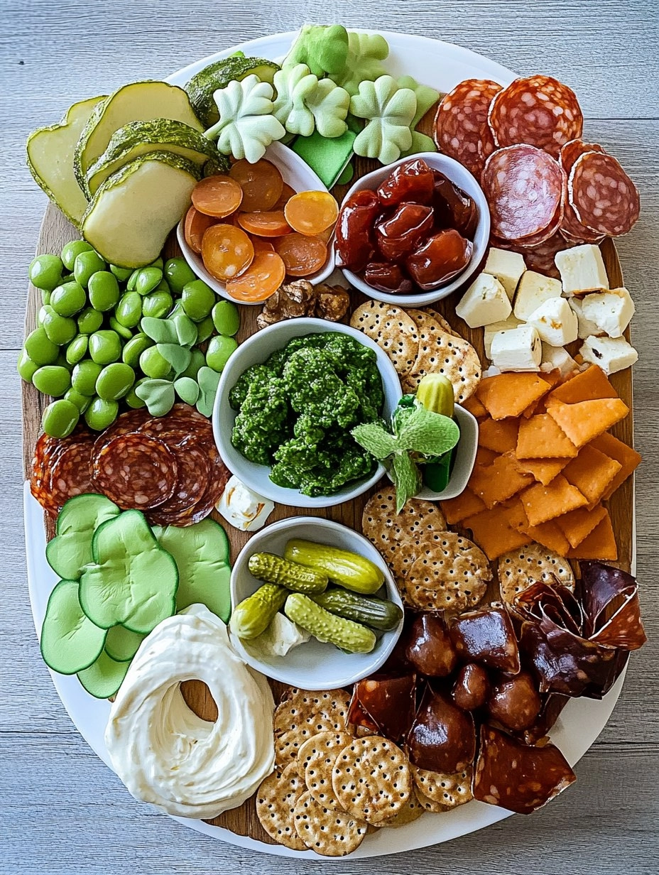 St Patrick's Day Charcuterie Board | Easy Snack Platter