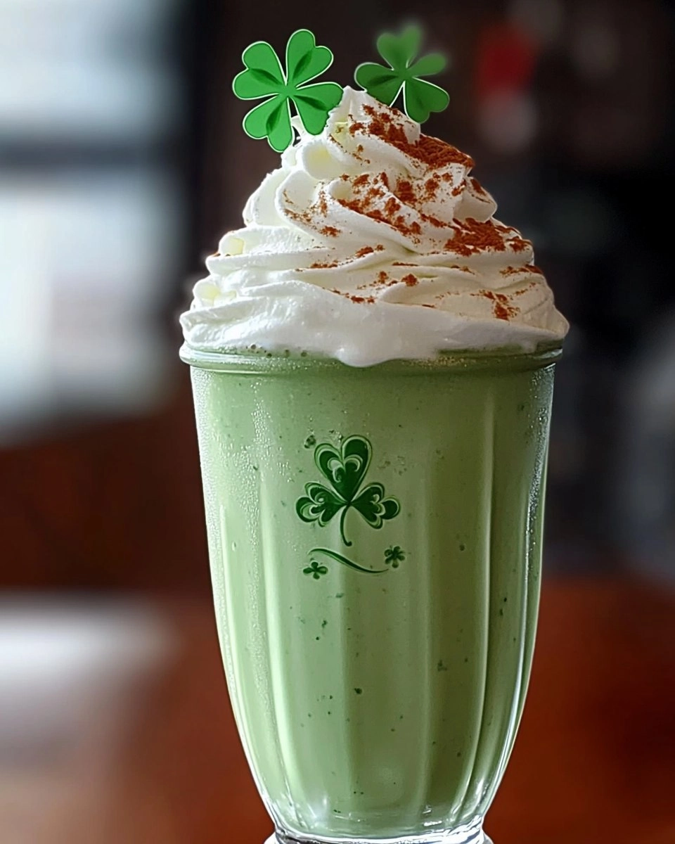 St Patrick's Day Shamrock Shake