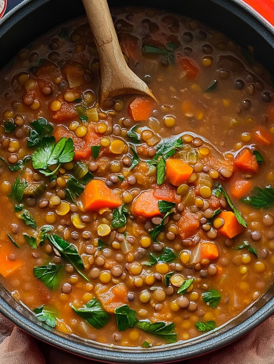 The Best Lentil Soup (Not Watery)