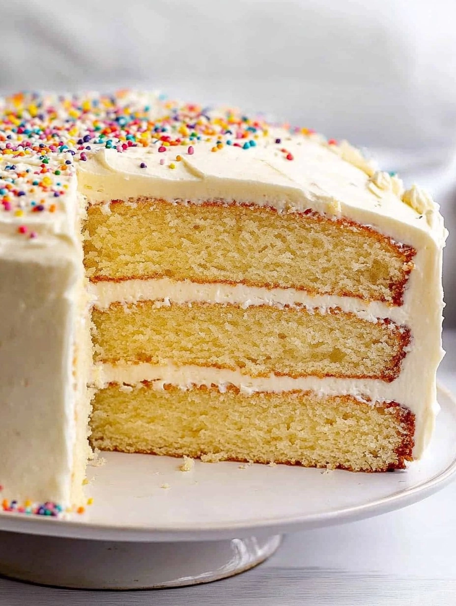 Vanilla Cake | Easy Homemade Vanilla Layer Cake