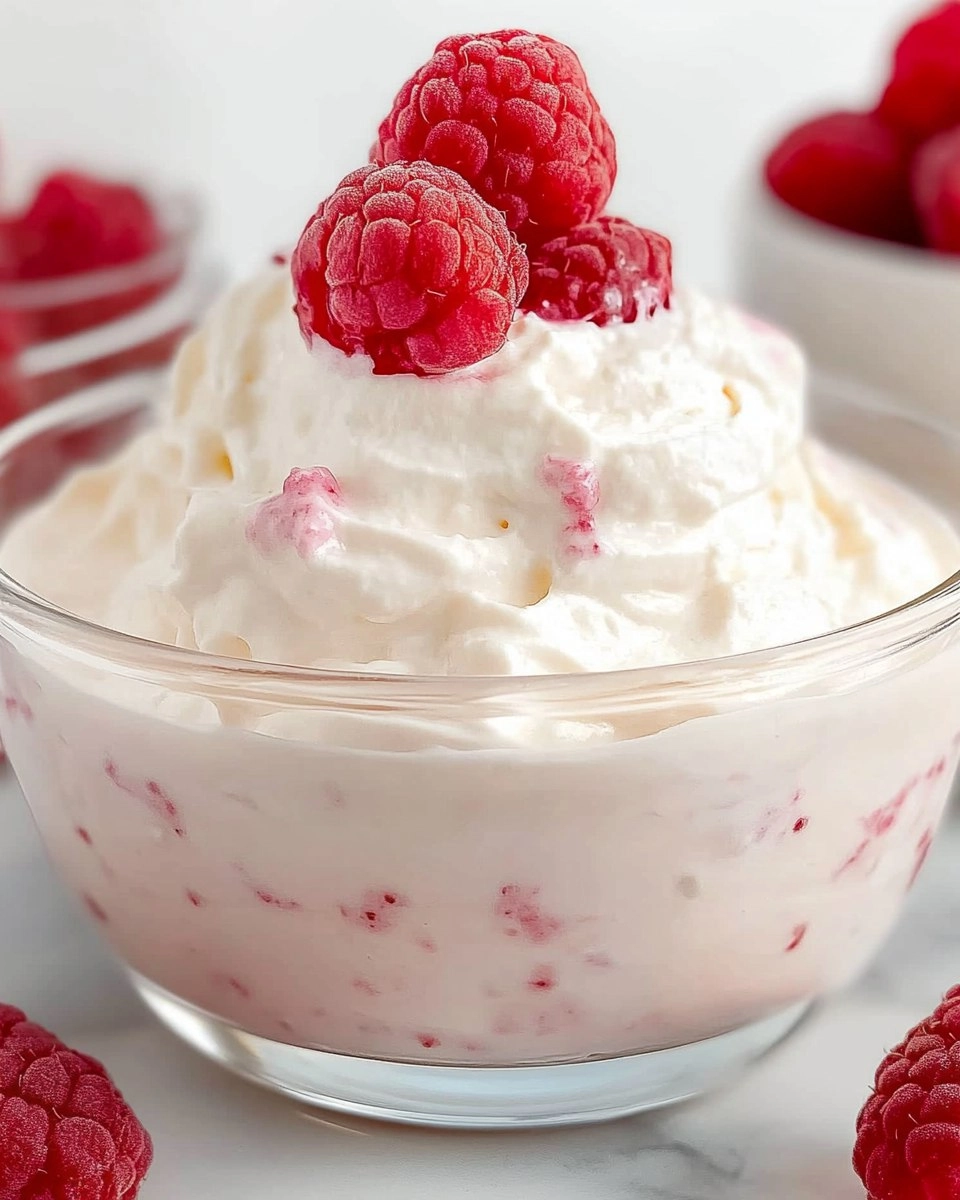 White Chocolate Raspberry Mousse