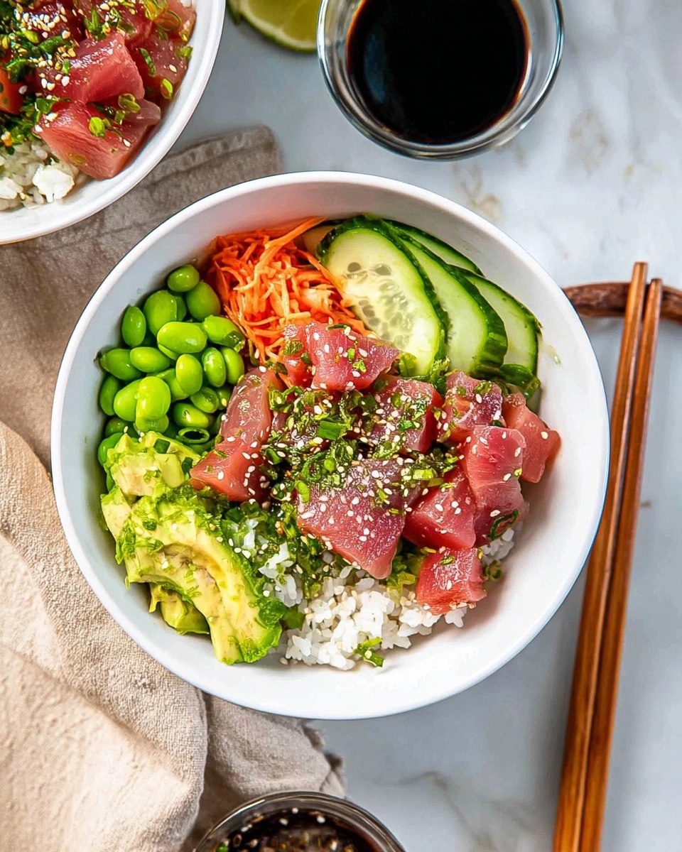 Ahi Tuna Poke Bowls