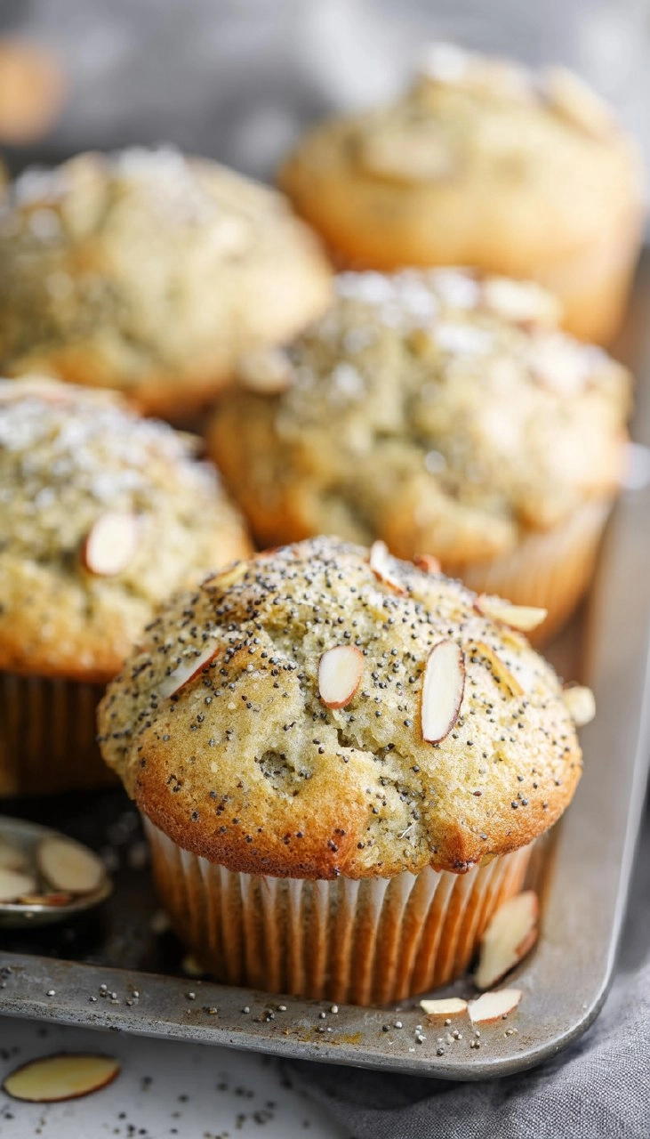 Almond Poppy Seed Muffins