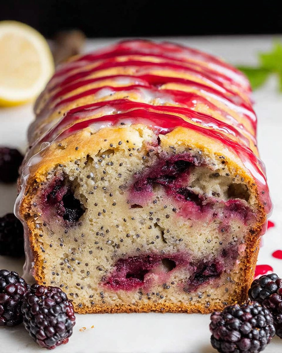 Blackberry Lemon Poppy Seed Loaf