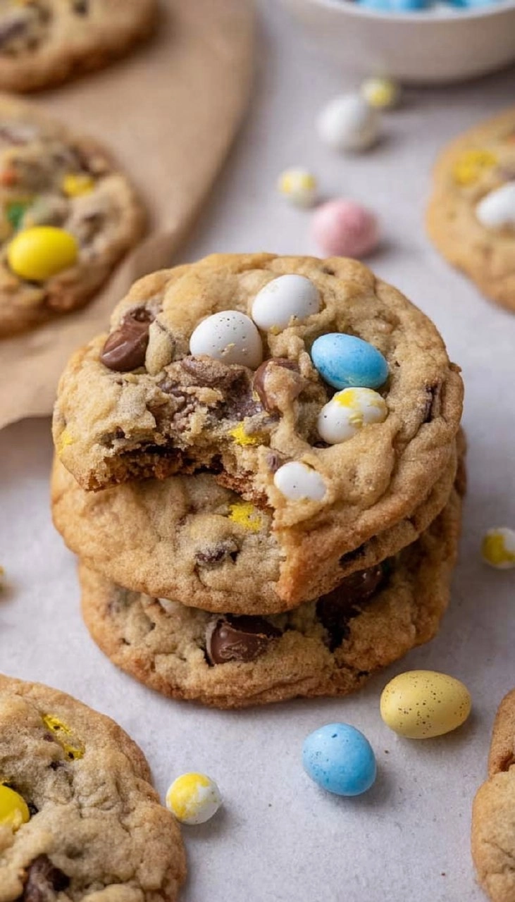 Brown Butter Cadbury Mini Egg Cookies