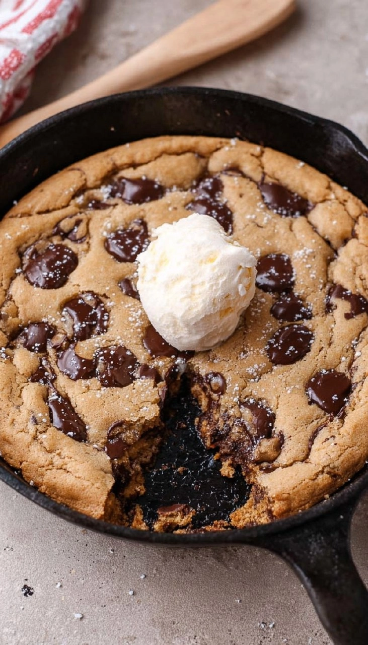 Brown Butter Chocolate Chip Skillet Cookie (8-Inch)