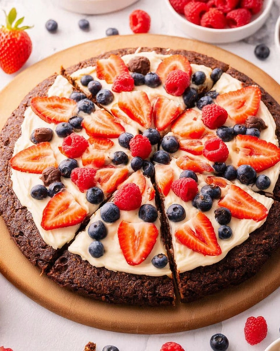 Brownie Pizza 84 Brownie Pizza