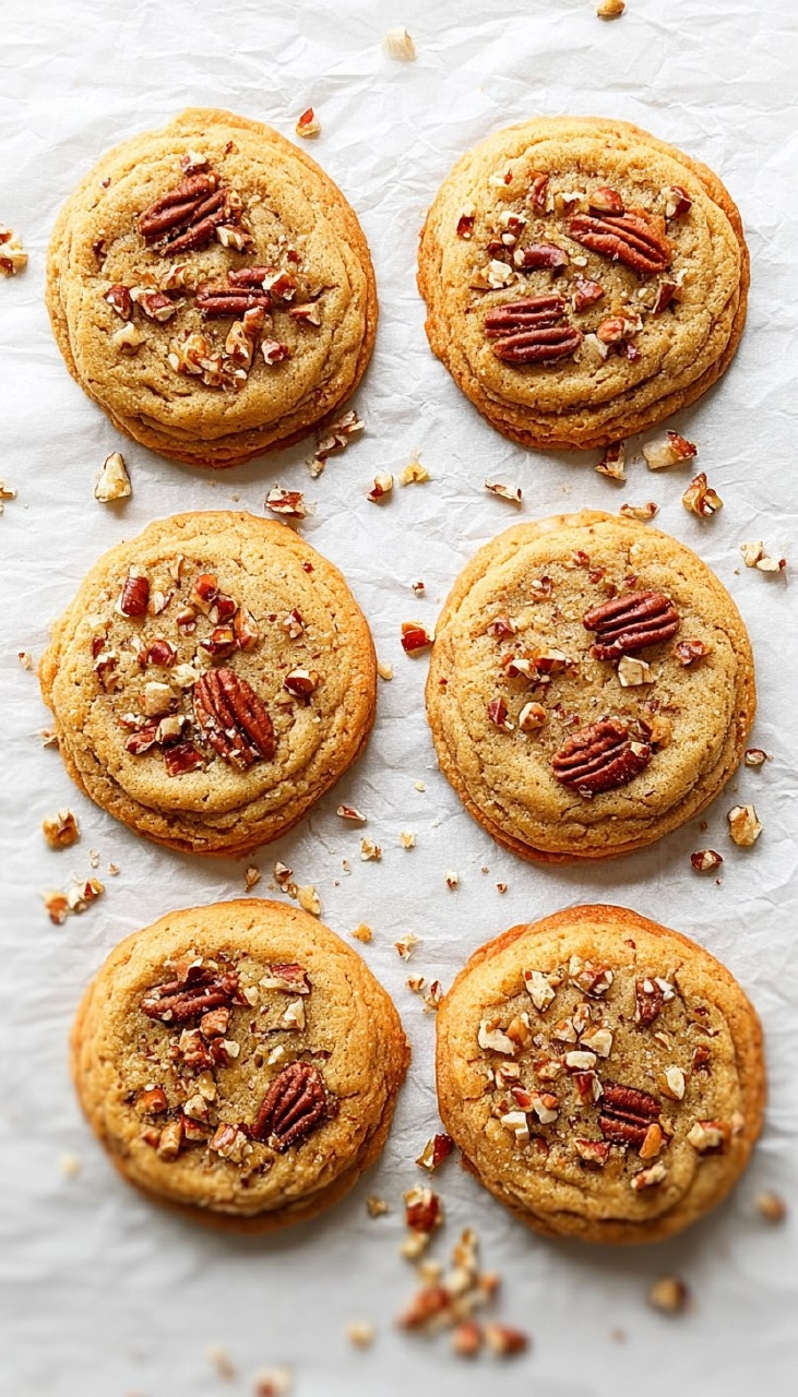 Butter Pecan Melt-Away Cookies