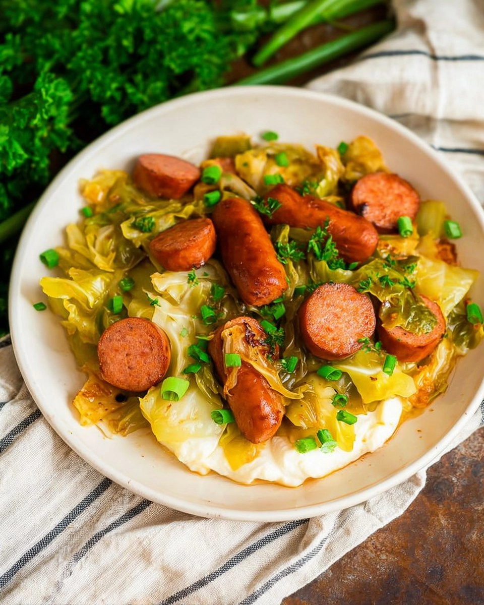 Cabbage and Sausage Skillet