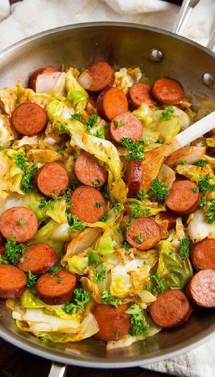 Cabbage and Sausage Skillet