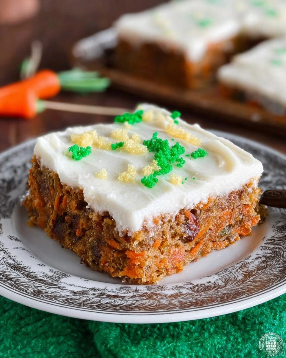 Carrot Cake Bars with Cream Cheese Frosting