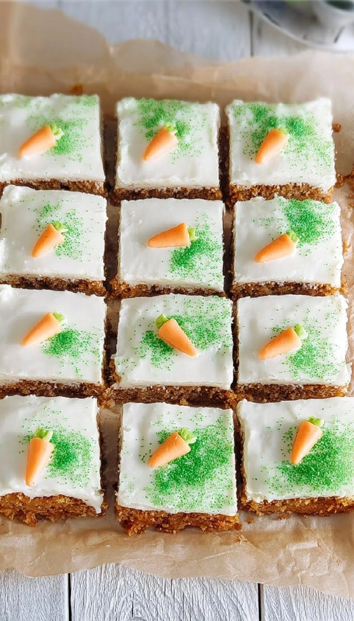 Carrot Cake Bars with Cream Cheese Frosting