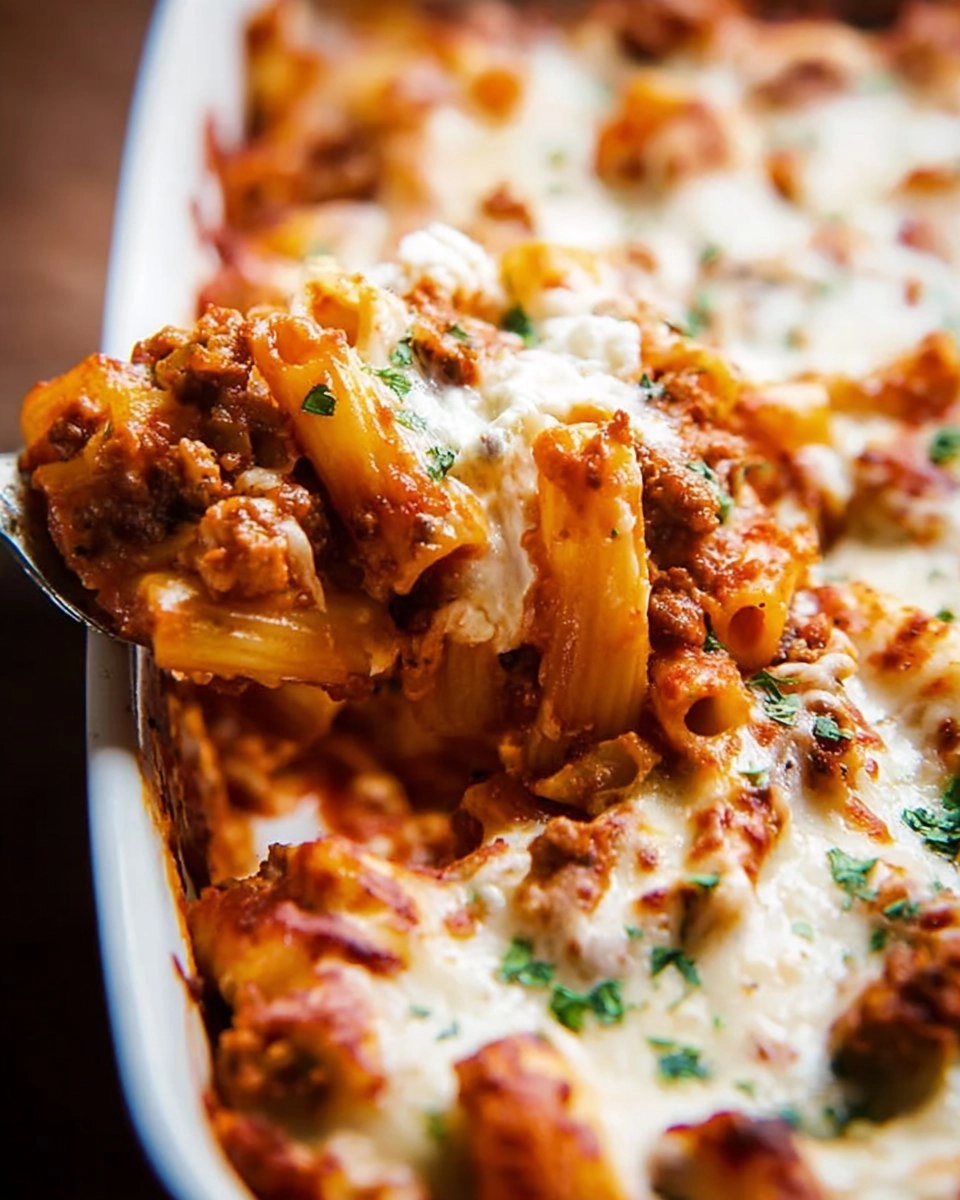 Cheesy Baked Ziti | Easy Weeknight Pasta Bake with Ricotta & Mozzarella