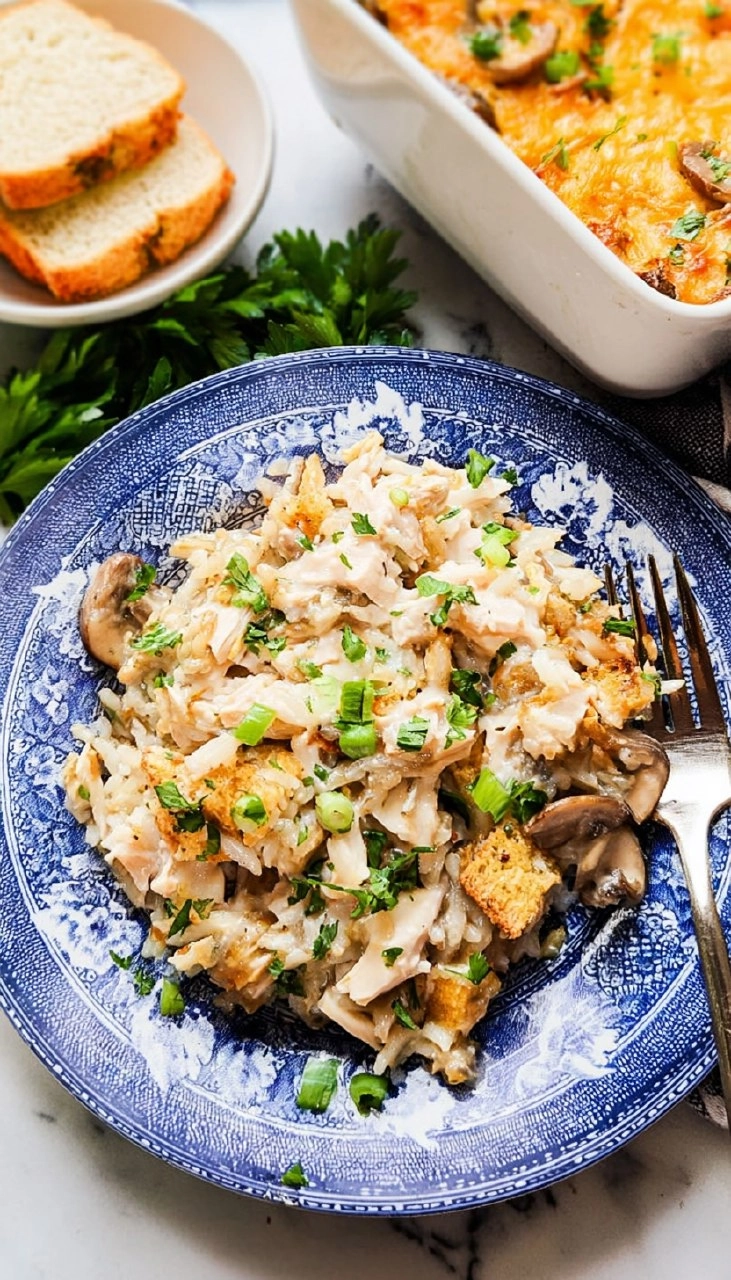 Chicken and Rice Casserole with Cream of Mushroom Soup 115 Chicken and Rice Casserole with Cream of Mushroom Soup