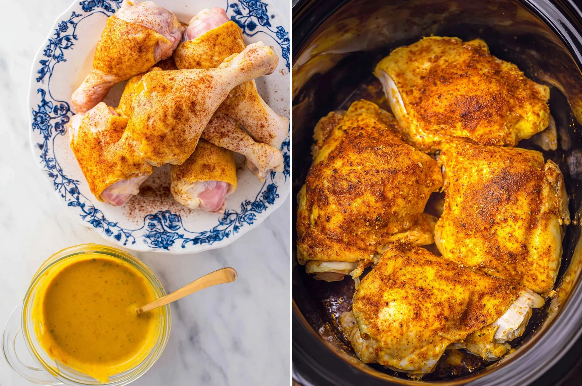 Crockpot Carolina Gold Bbq Chicken Thighs