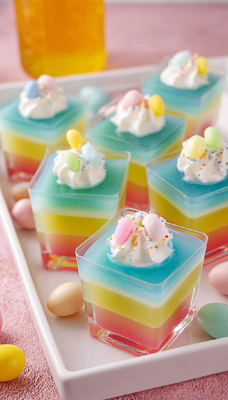 Easter Jell-O Cups
