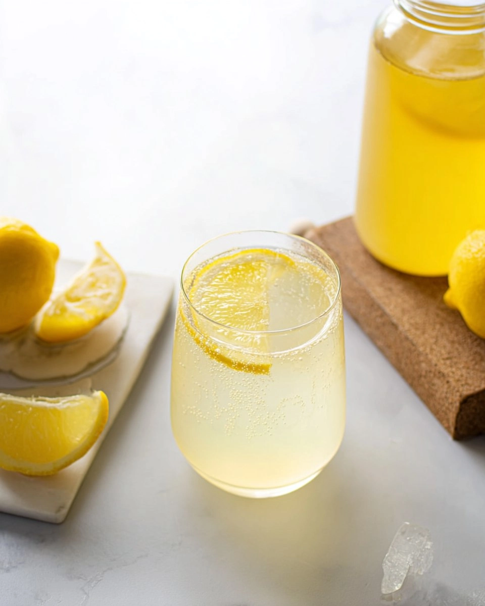 Easy Sparkling Lemonade Mocktail