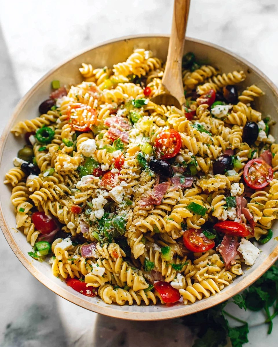 Easy Summer Pasta Salad (4 Ingredients)