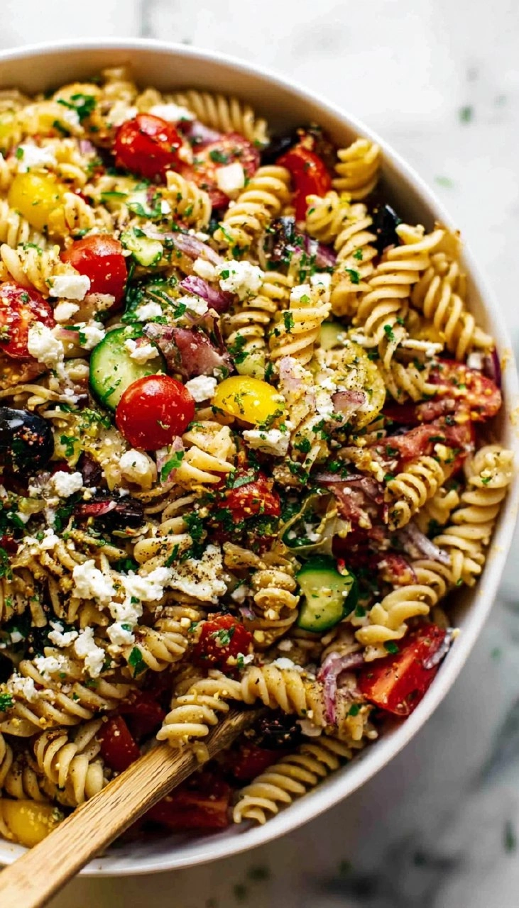 Easy Summer Pasta Salad (4 Ingredients)