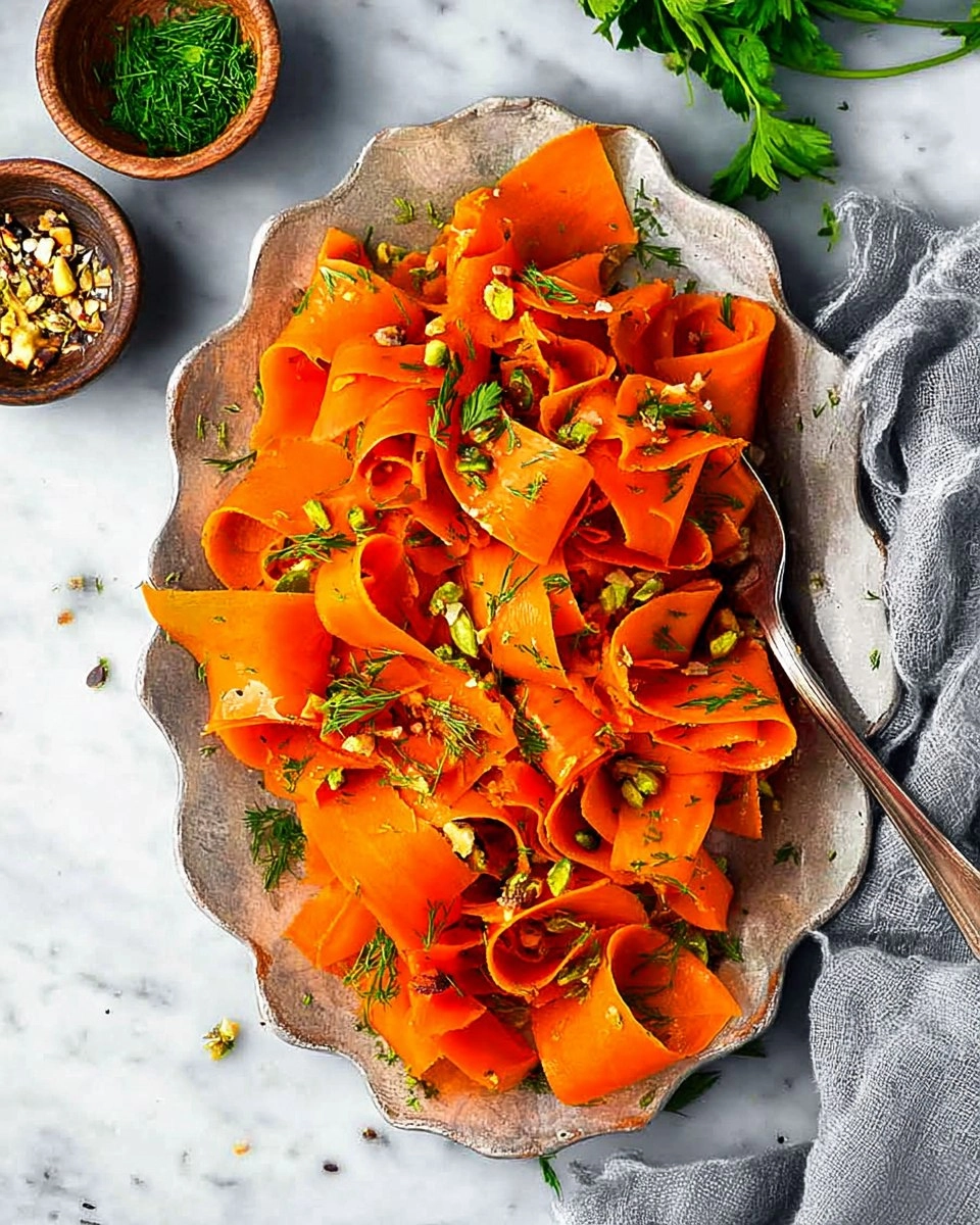 Fresh Carrot Ribbon Salad