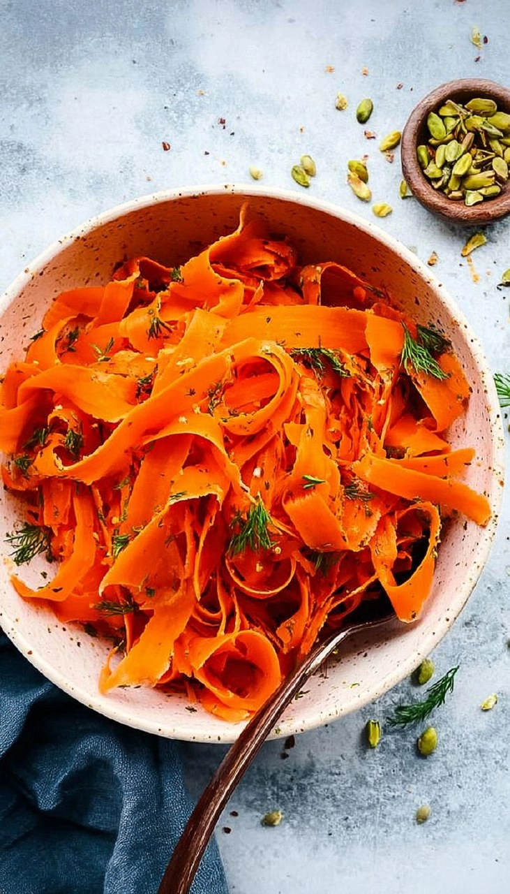 Fresh Carrot Ribbon Salad