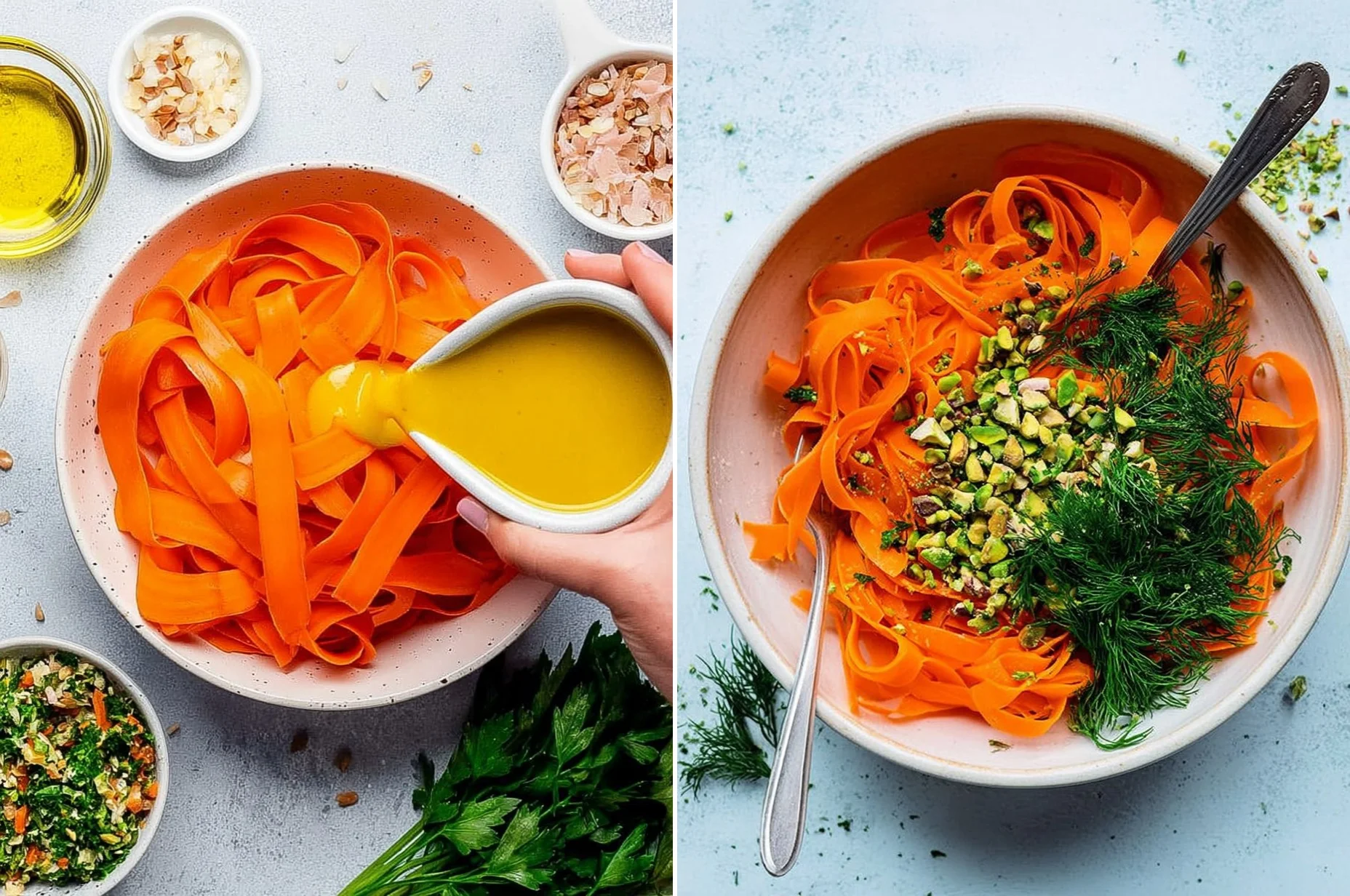 Fresh Carrot Ribbon Salad