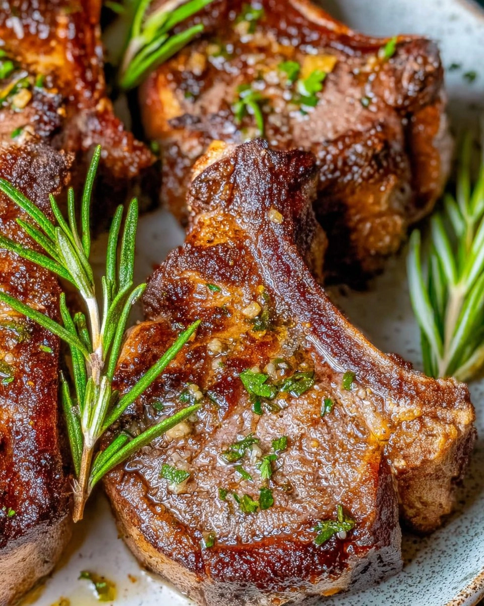 Garlic Butter Lamb Chops