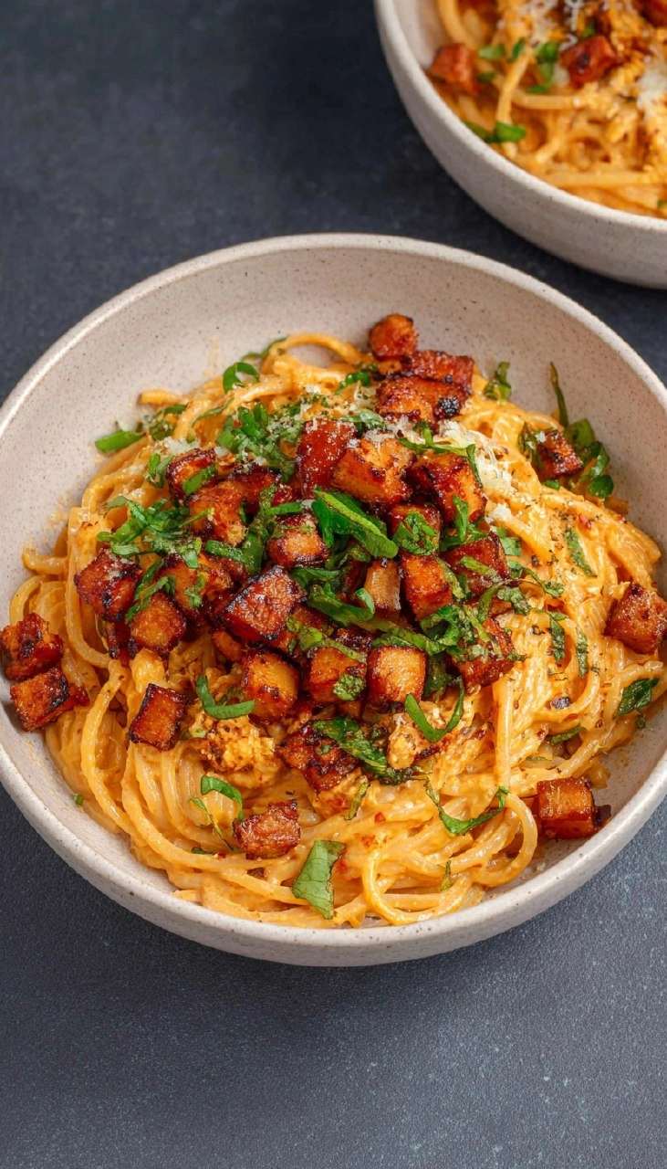 Gochujang Carbonara (Vegan)