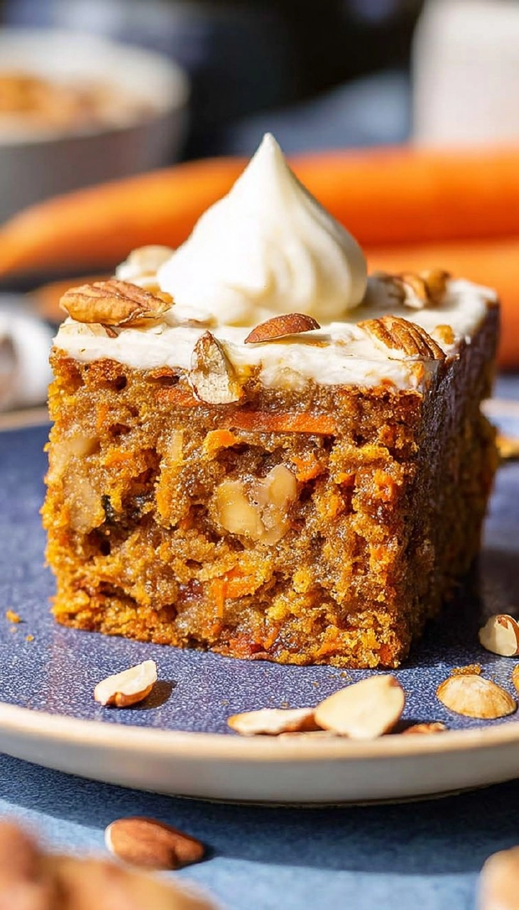 Greek Yogurt Carrot Cake (Easy One Bowl Recipe)